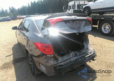 2017 Toyota Corolla Se from USA, damaged, VIN 2T1BURHE3HC813738